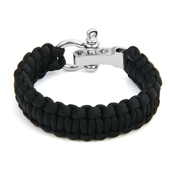 

открытый браслет выживание мужчины женщина плетеный paracord многофункционального кемпинг аварийно-спасательной веревка браслеты парашют шну, Golden;silver