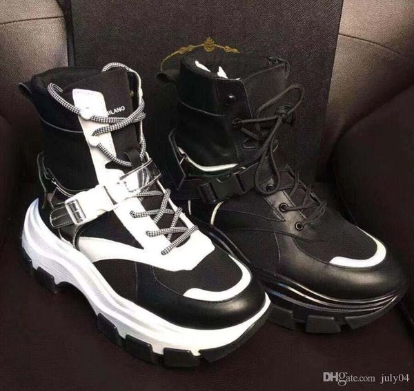 

designer boots for men womens triple black camo leather cowboy winter platform boot work ankle platform mens snow hiking boots size38-46 e6