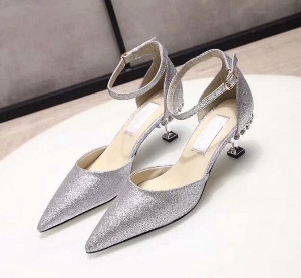 

new arrival jc womens high heel pumps club rhinestone 8.5cm and 5.5cm party london wedding brilliant dress sandals shoes sz35-40, Black