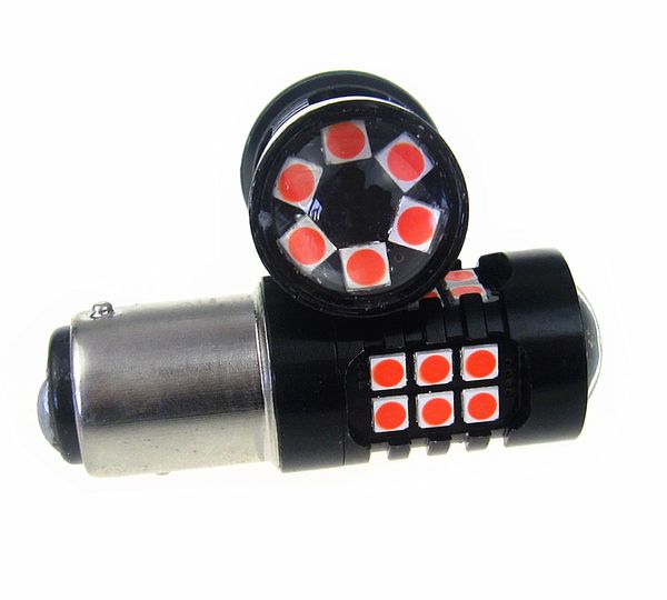 

red color 1157 led strobe flashing brake tail light parking safety warning bulbs 30 3030led red color dc 10v-30v