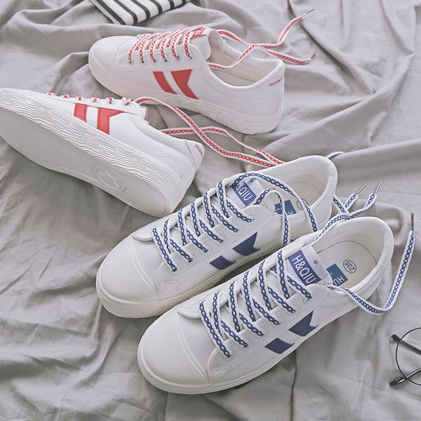 

2019 весной новые холст обувь дикие плоские повседневная обувь пара, Black