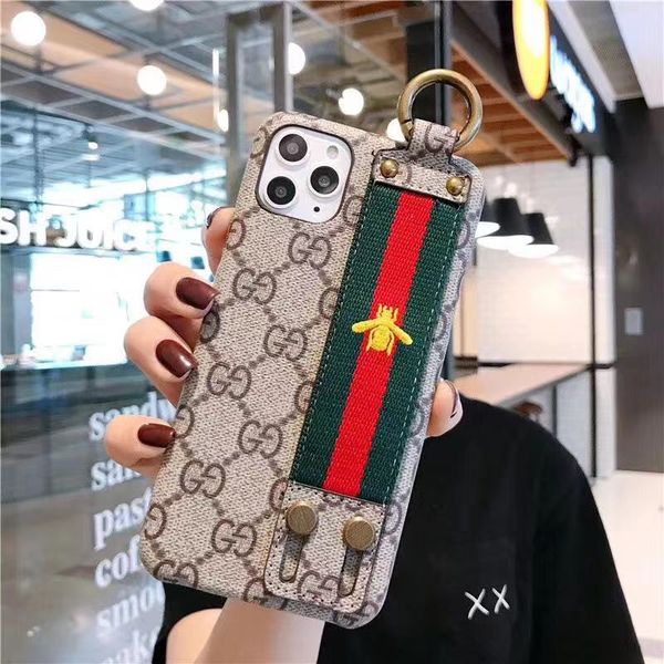 

случаи роскоши дизайнер телефона для Iphone 11 Pro Max XR XS 6 7 8 плюс PU кожаные модели телеф