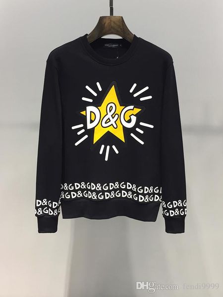 

2019 new luxury men brand sweatshirt casual designer box logo hoodies casual sweaters mens clothing long sleeved fashion logo hoodies, Black