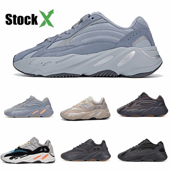 

новые аутентичные 700 соль инерция kanye west 700 wave runner мужчины женщины кроссовки спорт кроссовки # dsk921