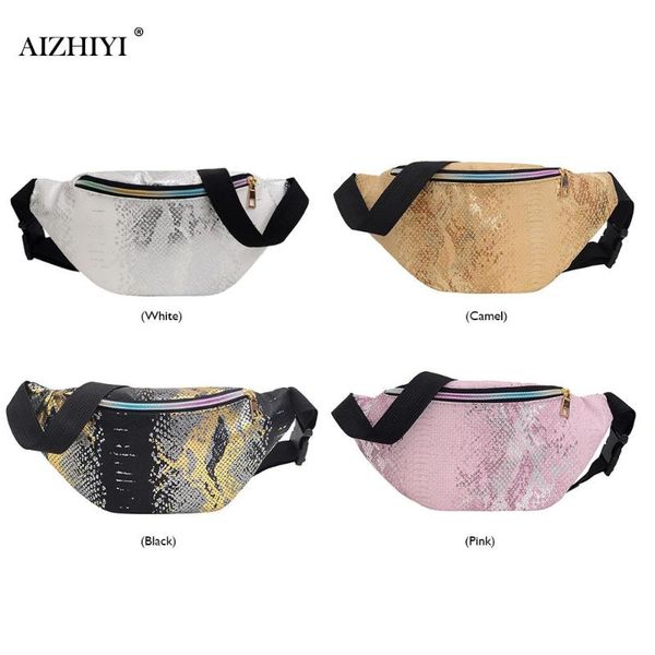 

leather handbag zipper chest crossbody pack casual ladies shoulder purse glitter crossbody bag