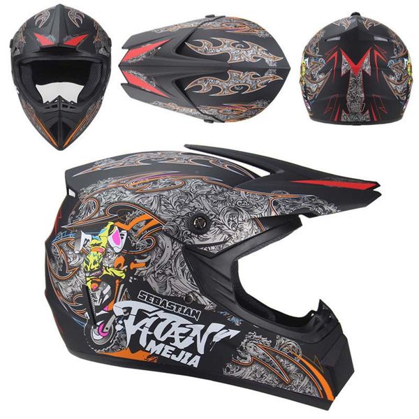 

off road motorcycle helmets motocross helmet atv dirt bike downhill mtb dh racing helmet personality