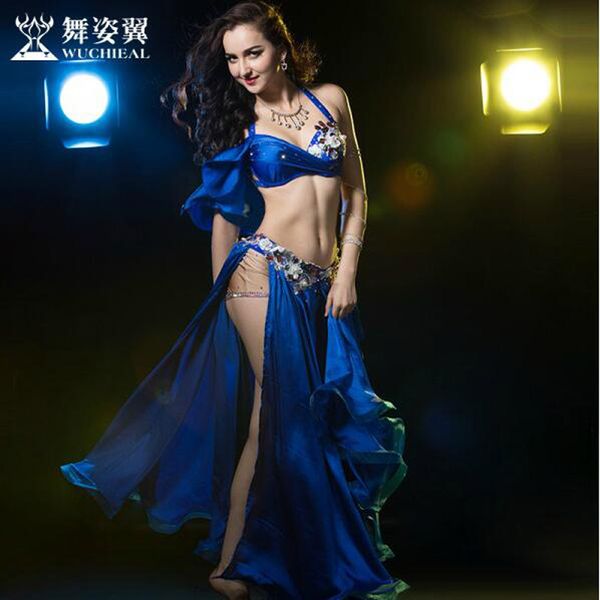 

new 2017 belly dance costume dresses +skirt stage performance suits outfits clothes m/l 4 colors available, Black;red