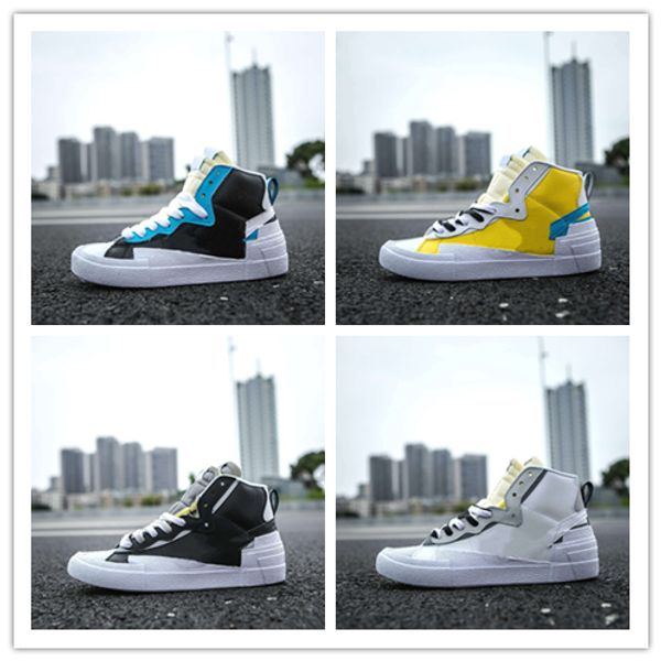 

2019 горячие женщины продают мужчины blazer mid prm классический ретро скейтбординг обувь пара кроссовки открытый sacai спортивные shes разм