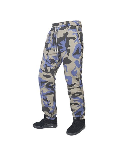 

cargo [ants men camouflage trousers the new men's overalls go well with men's trousers camo pants men jogger, Black