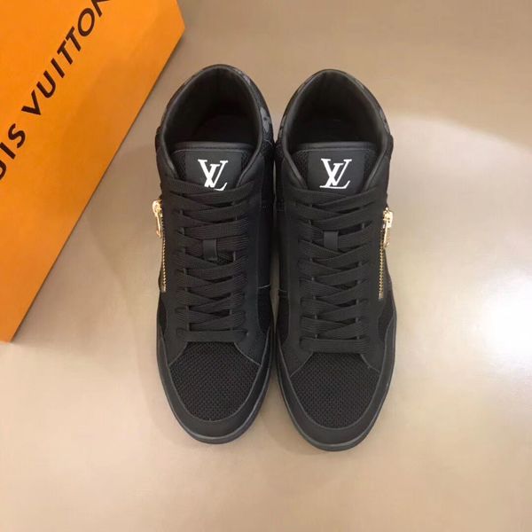 

2020 новый модный бренд Louis Vuitton LV Мужская обувь мужская кожаная шнуровка кроссовки на платформе белый черный повседневная кожаная обувь 023