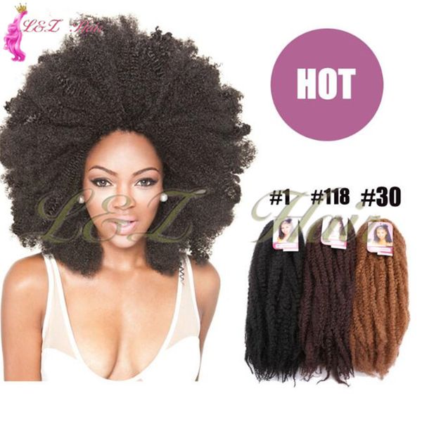 2020 Marley Ombre Synthetic Braiding Hair Kanekalon Crochet 18