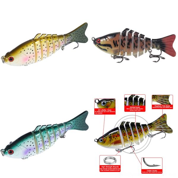 

gr0k3 bait hard bait 4 color wave lying with chicken claw double hook 10cm 15g sea fishing wave simulation fake luya