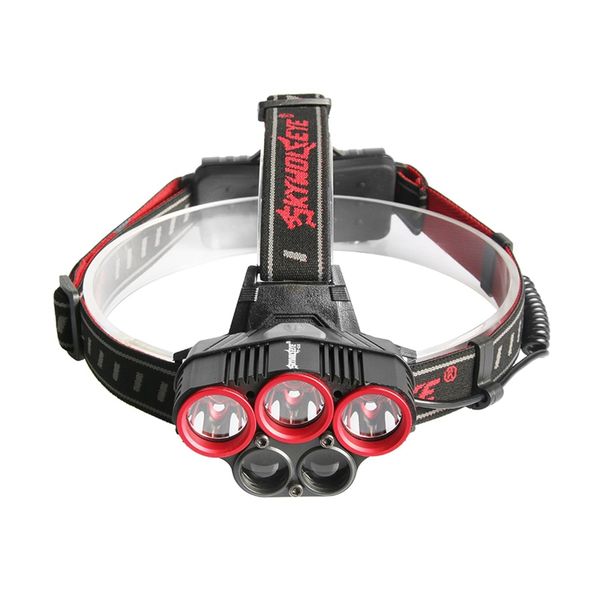 

outdoor cycling hiking camping fishing headlight headlamp led multifunctional usb rechargeable wearable lighting headband