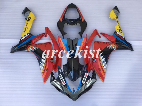 

injection mold new abs motorcycle full fairings kit fit for yamaha yzf-r1 2007 2008 07 08 bodywork set red yellow