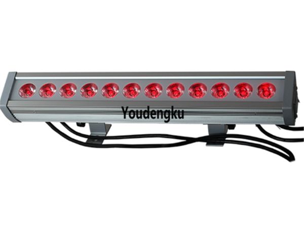 

8 pieces led strip facade outdoor 50cm ip65 led 12x3w 3in1 led mini linear wall washer rgb washer outside