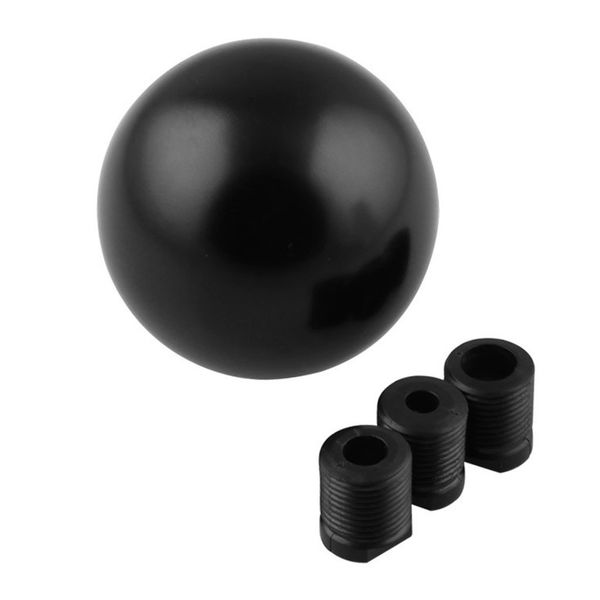 

auto car accessories for shift knob adapter kit universal car gear shifter lever round ball shape black round shift head #g10