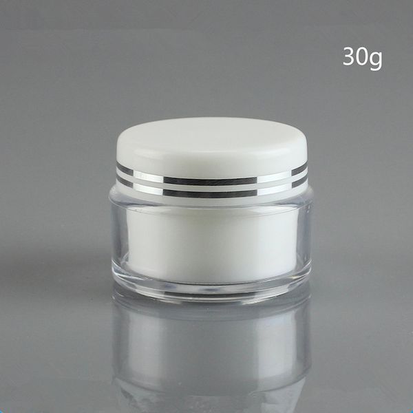 

30g plastic cream jar empty cosmetic container small eyeshadow bottle 1oz refillable packaging f20171279