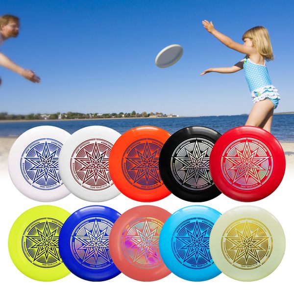 

10.7 inch 175g plastic flying discs outdoor play toy beach throw catch flying saucer sport disc for kids adult
