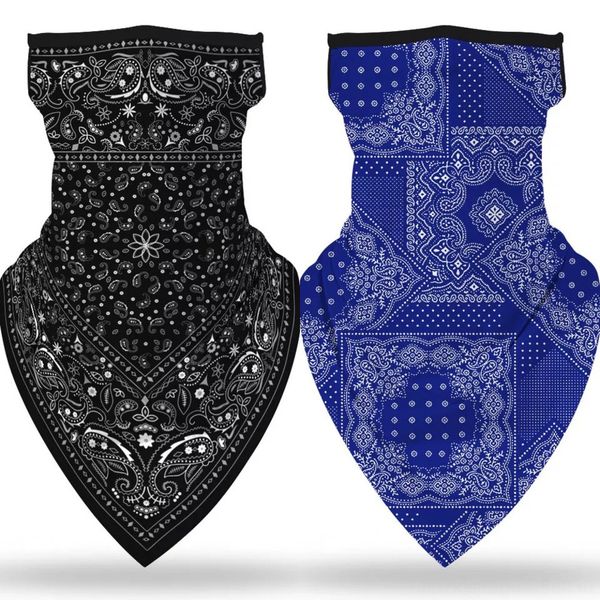 

a84hd shipping neck gaiter scarf with filter pocket tube bandana half mask bandana face motorcycle scarf headwear magic tube mask, Black