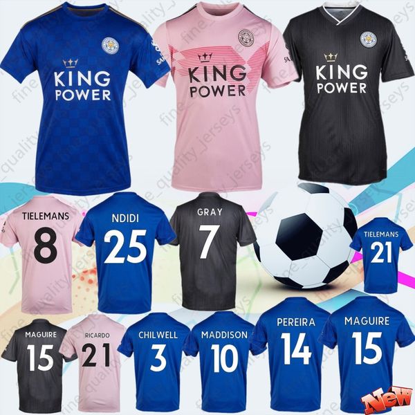 

19/20 Leicester 2019 2020 City High Quality Men Soccer Jerseys VARDY IHEANACHO MADDISON GRAY MORGAN MAGUIRE Home Away Football Shirt