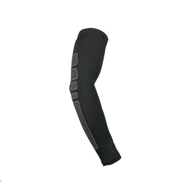 

1pc men women badminton exercise fitness training tennis arm guard taekwondo outdoor sports gym elbow pads protective gear, Black;gray