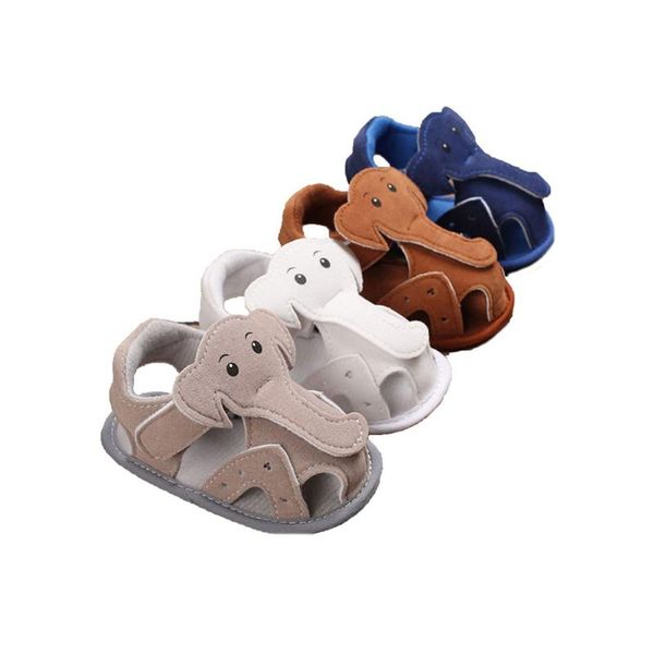 

2020 summer new baby boy sansals soft sole crib shoes cute infant babys cartoon anti-slip casual shoes prewalker, Black;red
