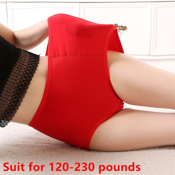 

высокая талия плюс размер трусы женщины мягкий хлопок белье женщин сексуальное высокой эластичностью трусы женщины трусы большой размер 00, Black;pink