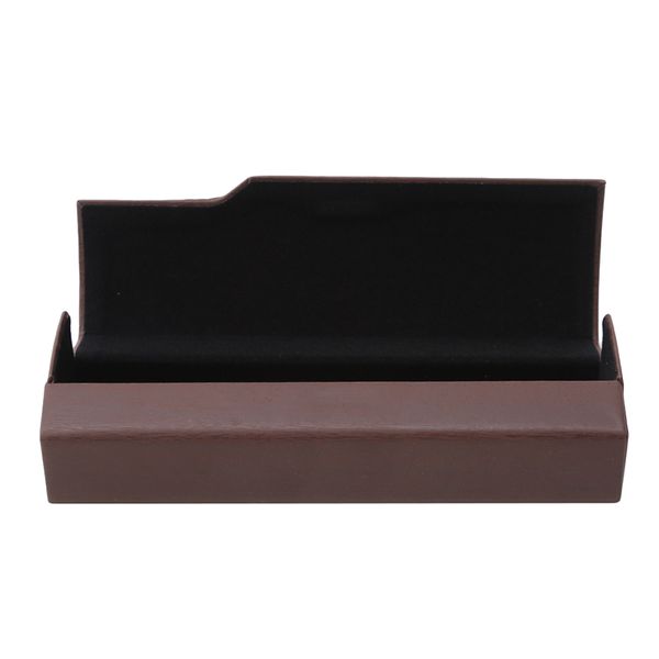 

pu new fashion glasses case protective case women men portable sunglasses case optical reading eyeglasses box accessories, Silver