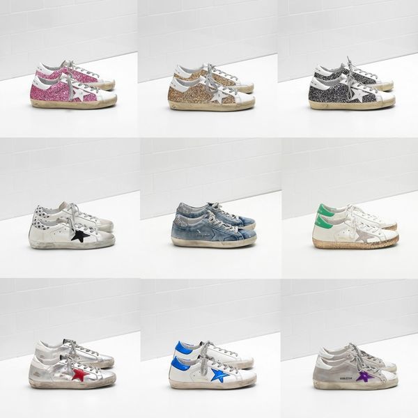 

Italy deluxe brand golden equin de igner goo e uper tar neaker men and women flat port ca ual hoe cla ic white dirty hoe tenni