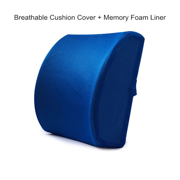 

memory foam поясничной опоры спинки удобная мягкая сиденья подушки дышащие healthcare вернуться массажер для автомобилей домашнего офиса