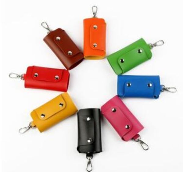 

2019 old cobbler elling key holder qualiy coated canva real leather lining fa hion wallet delivery bag 62630