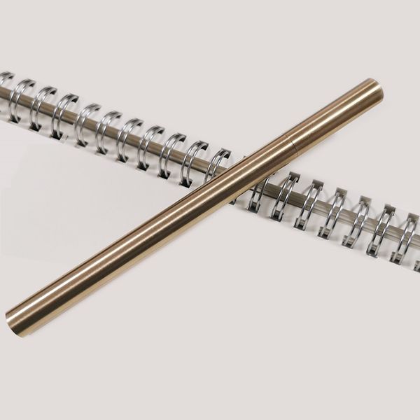 

1 pcs brass ballpoint pen 0.5mm copper pen student school office writing holiday promotion gift not tired of writing, Blue;orange