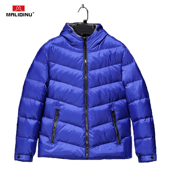 

malidinu 2019 men down jacket winter jacket down coat brand european size hooded light men jackets ing, Black