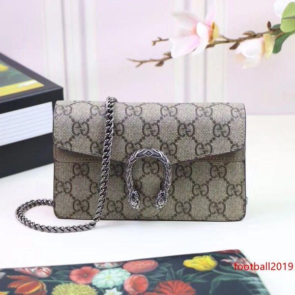 

celebrity design letter buckle embossing canvas mini shoulder chain bag genuine leather woman 476432 messenger bag