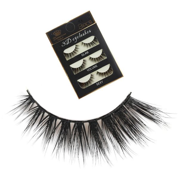 

hbzgtlad 100% handmade real false eyelash 3d strip mink lashes thick fake faux eyelashes makeup beauty false eyelashes