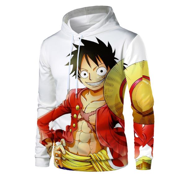 

mens designer naruto 3d digital printing hat sweater, Black