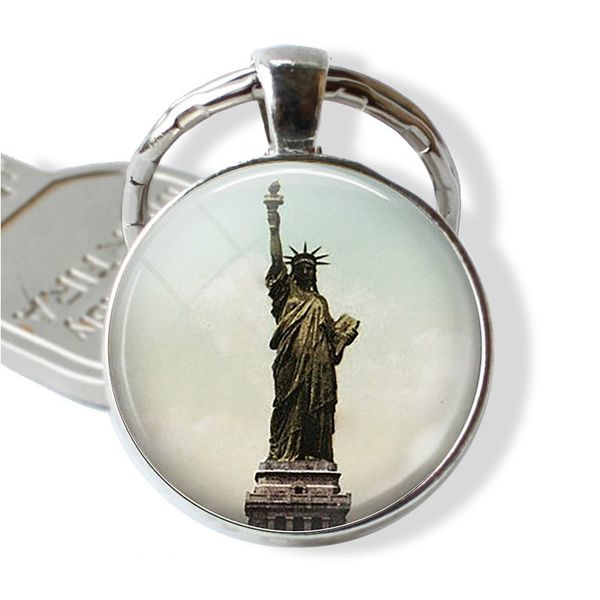 

Статуя Свободы брелок, Нью-Йорк кулон, США Туристический сувенир, милые подарки (к