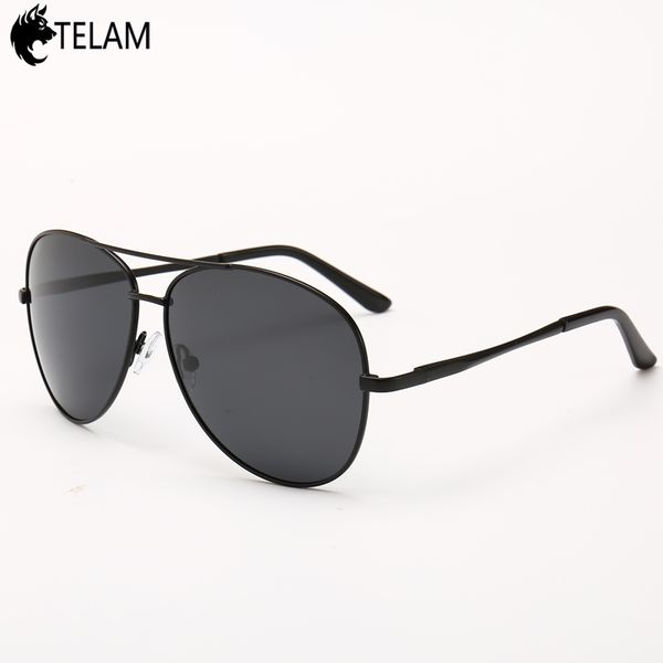 

classic polarized sunglasses spring leg alloy polarized pilot male sunglasses women driving fishing goggle uv400, White;black