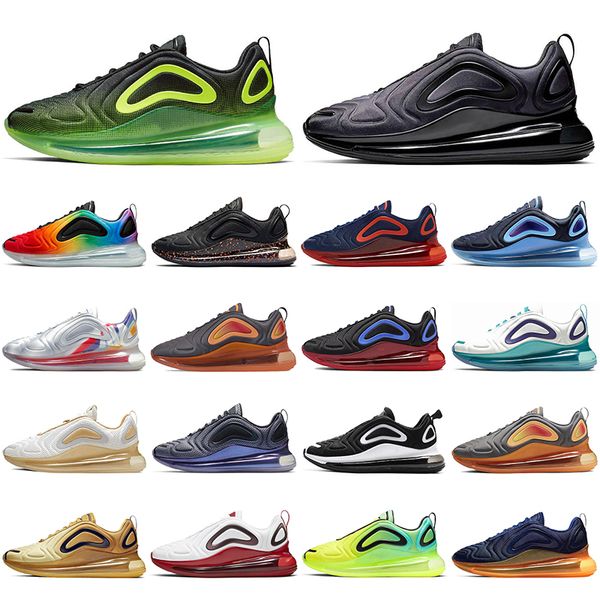 

2020 good quality running shoes triple black sea forest obsidian air max 720 men women mens trainers sports sneakers size 36-45