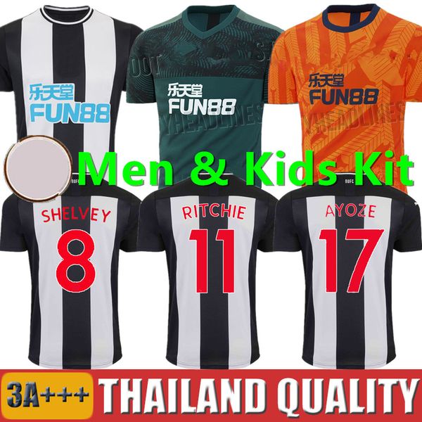 

19 20 newca tle ayoze ritchie united occer jer ey 2019 2020 gayle la celle football hirt et char helvey men kid kit uniform
