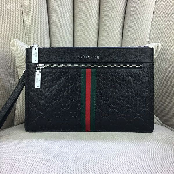 

подпись кожаный клатч с полосатой паутиной новое прибытие мужчины клатчи высокое качество англия стиль сумки натуральная кожа сумки для мужч