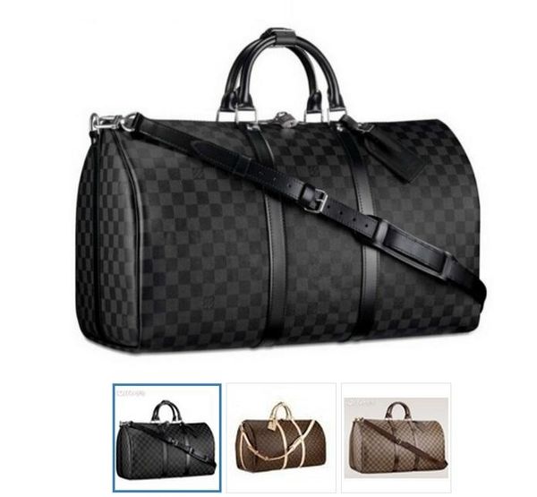 

новый мужской и женский дорожный вещевой мешок бренд-дизайнер багажная сумка большой емкости спортивная сумка 55см