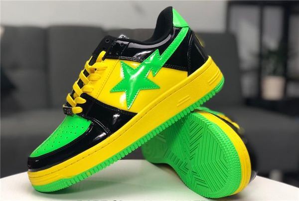 

2019 Высококачественные классические Restoration Скейт обувь Роскошная обувь Mans и женщина Footsoldier Bapesta кожа срощенной Повседневная обувь