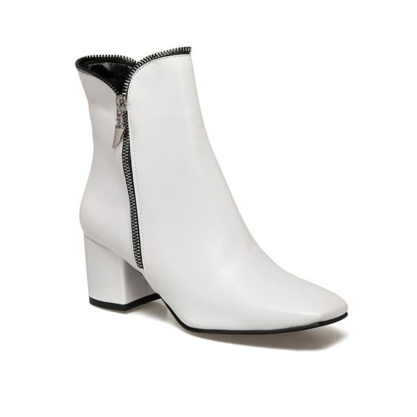 

serono white women 's high-heeled boots butigo, Black