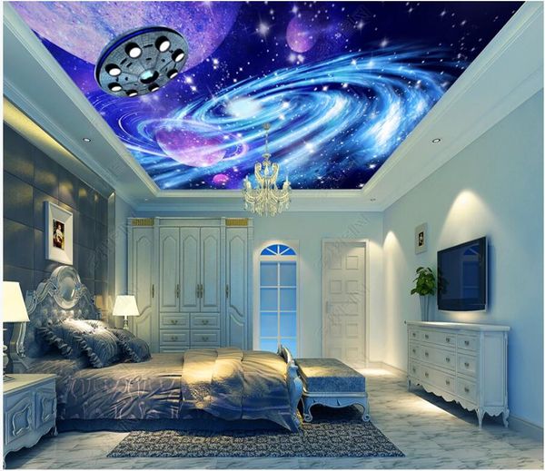 

3d wallpaper custom p fantasy universe space galaxy ceiling mural living room home decor 3d wall murals wallpaper for walls 3 d