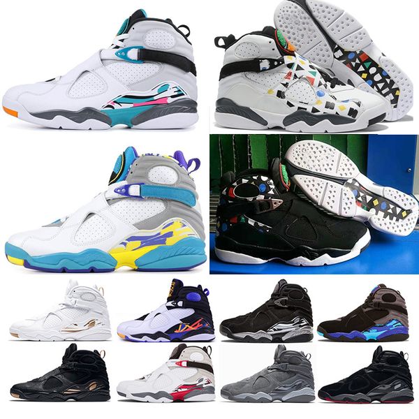 

Nike Jordan 8 День Святого Валентина 8s Vday светоотражающие Багз Банни Белый Аква плей-офф хром обратный отсчет пакет баскетбольная обувь мужчины спортивные кроссовки sz40-47