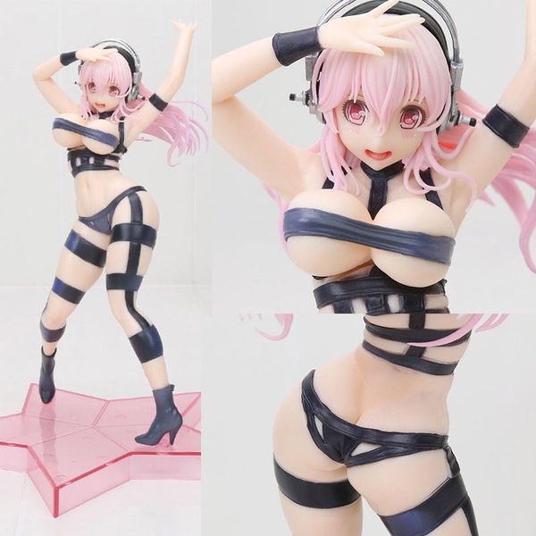 

anime super sonic super sonico limit ver. girl sonic pvc figure figurine toy t.m.revolution t200118