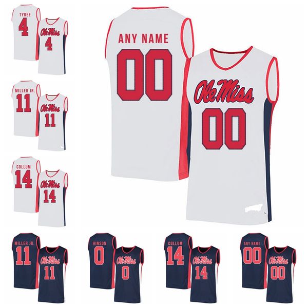

ole miss rebels jerseys bryce williams jersey luis rodriguez devontae shuler khadim sy breein tyree новые баскетбольные майки сшитые на зака, Black