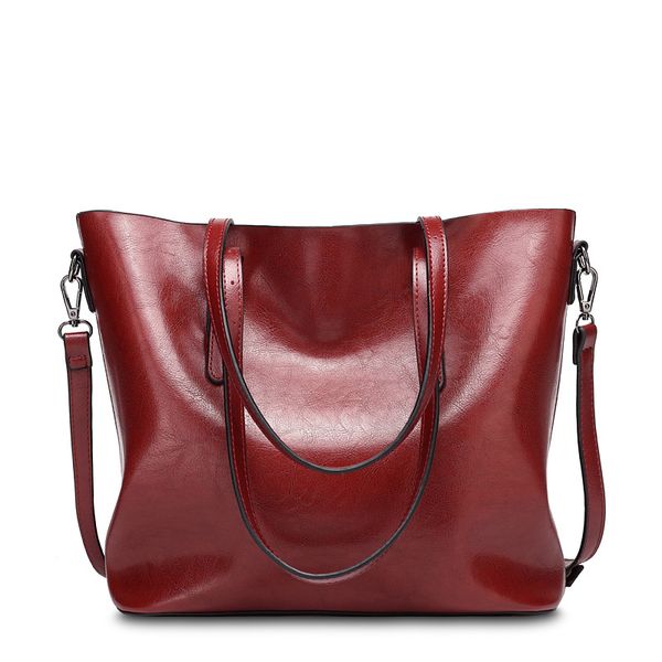 

leather handbags big women bag casual female bags trunk tote spanish brand shoulder bag ladies large bolsos