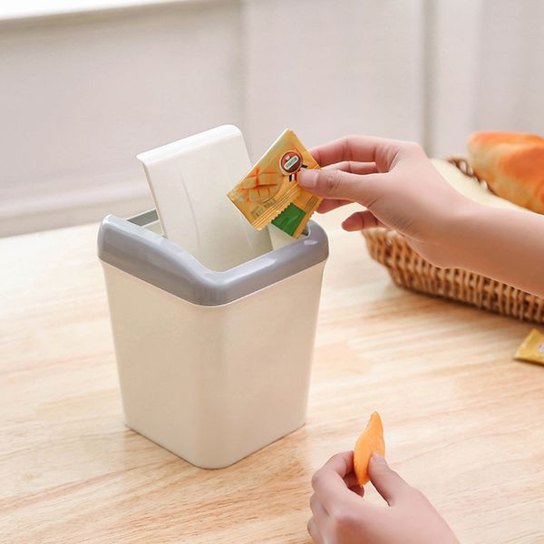 

1 pcs waste bin small trash can mini deskashcan litter trash little tabletrashbox for desk car bin